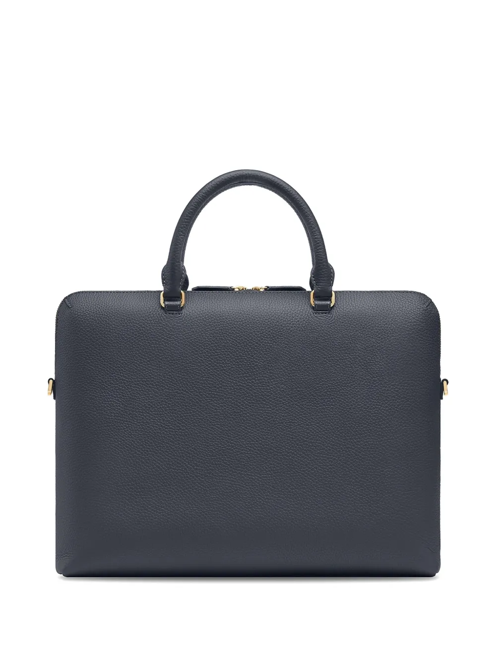 Maison De Sabre Leather Laptop Bag In Gray