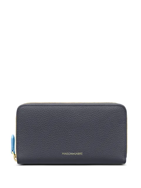 MAISON de SABRÉ zip leather long wallet