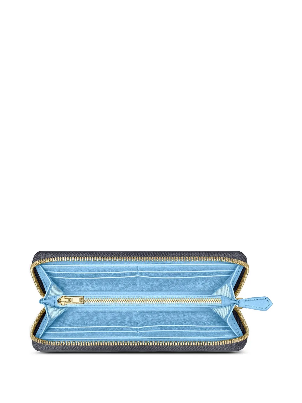 MAISON de SABRÉ zip leather long wallet Grijs