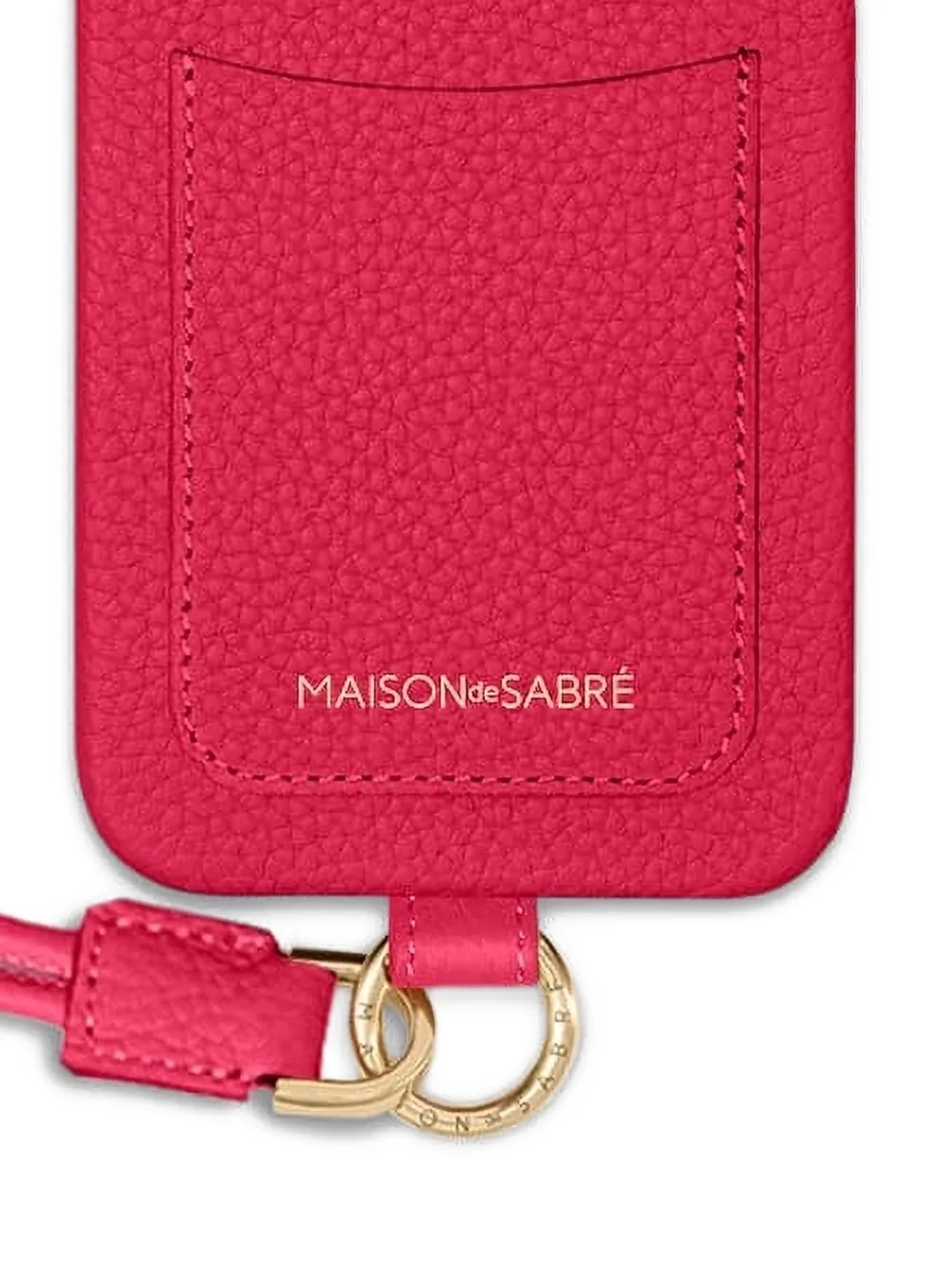 Maison De Sabre Iphone 14 Pro Sling Card Slot Phone Case In Blue