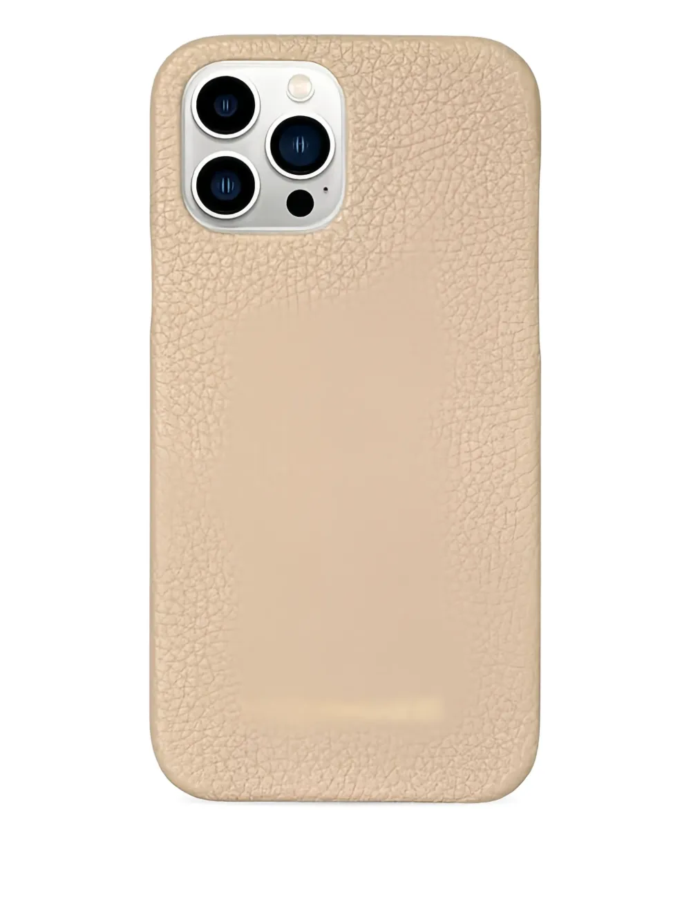 Maison De Sabre Leather Phone Case In Neutral