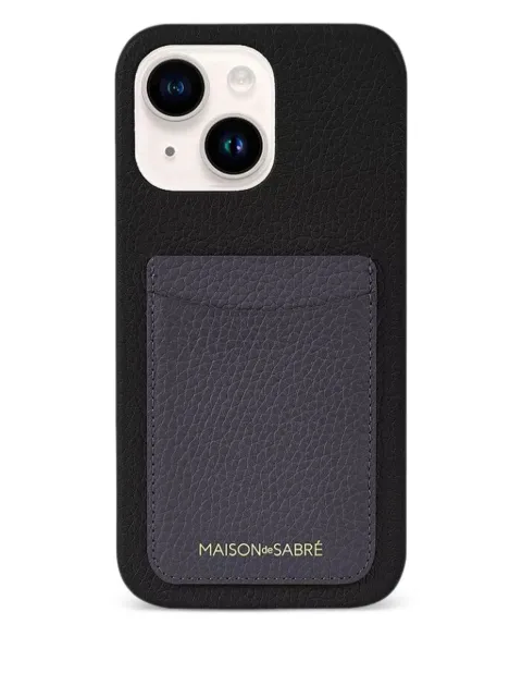 MAISON de SABRÉ funda para iPhone 15 con compartimentos para tarjetas