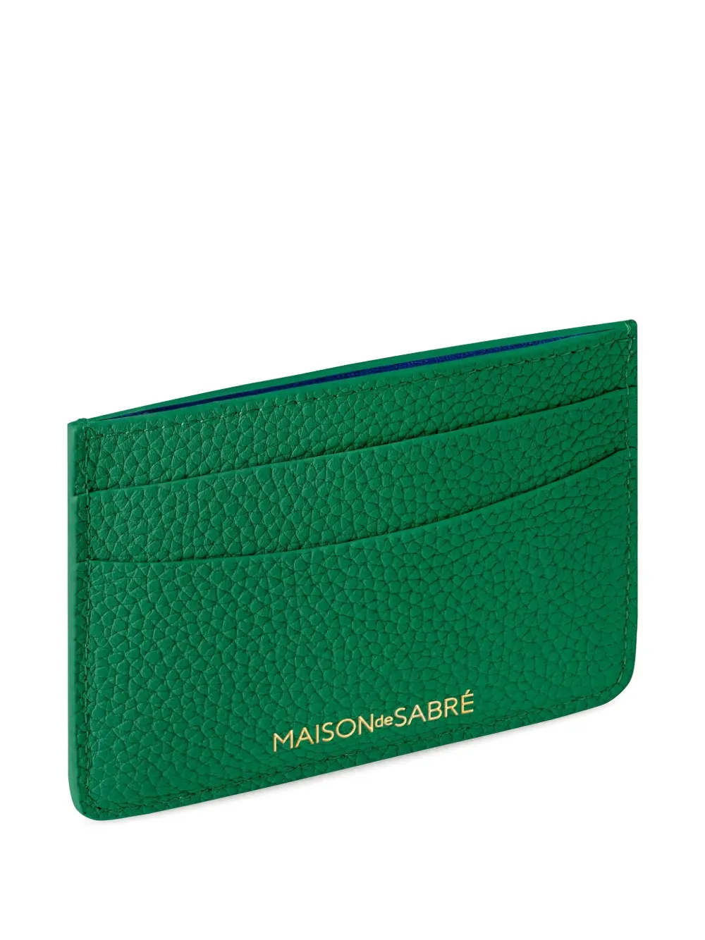 MAISON de SABRÉ Leren pasjeshouder Groen