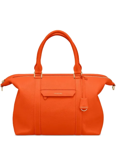 MAISON de SABRÉ full-grain leather weekender bag