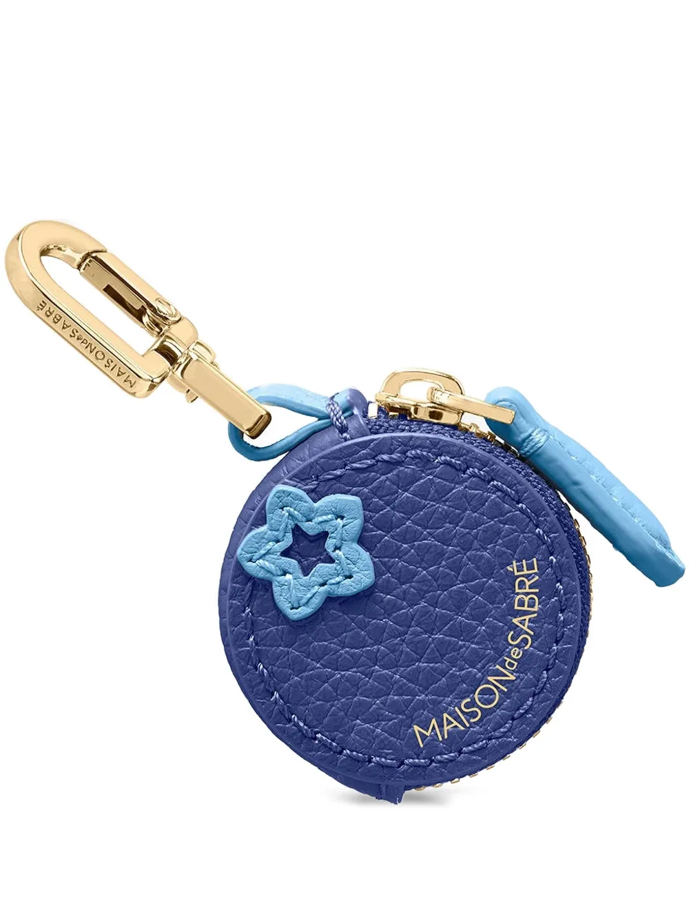 Maison De Sabre Star Zip Fruit Charm In Blue
