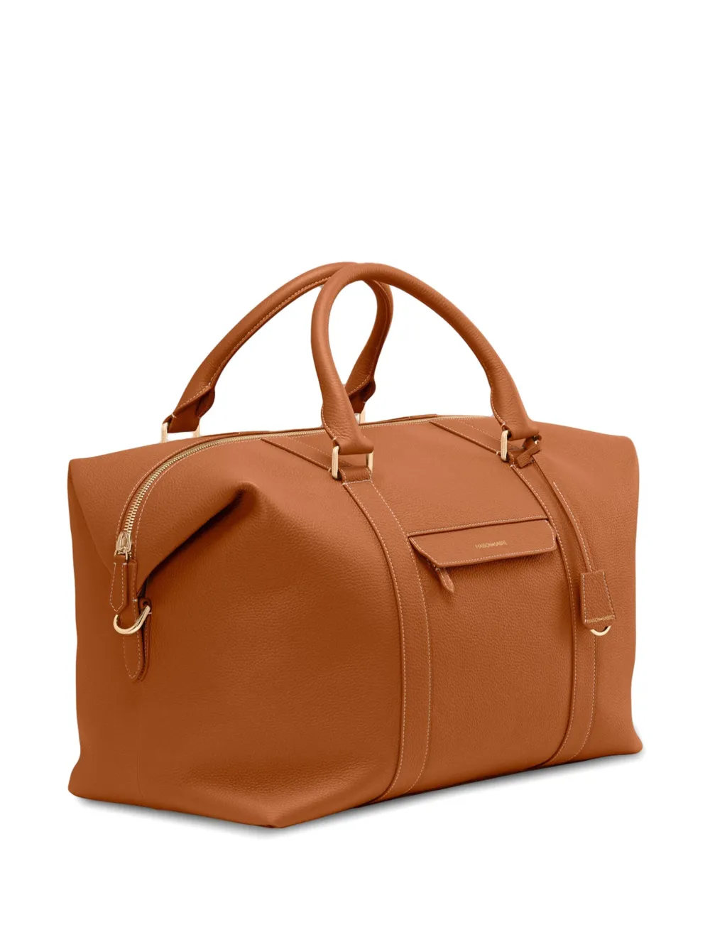 Maison De Sabre The Duffle Expandable Leather Bag In Brown