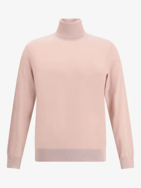 Zegna turtleneck ribbed sweater