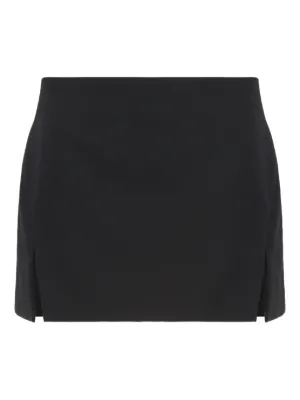 GIVENCHY ブラックレザースカート Givenchy レザースカート | ブラック | FARFETCH JP