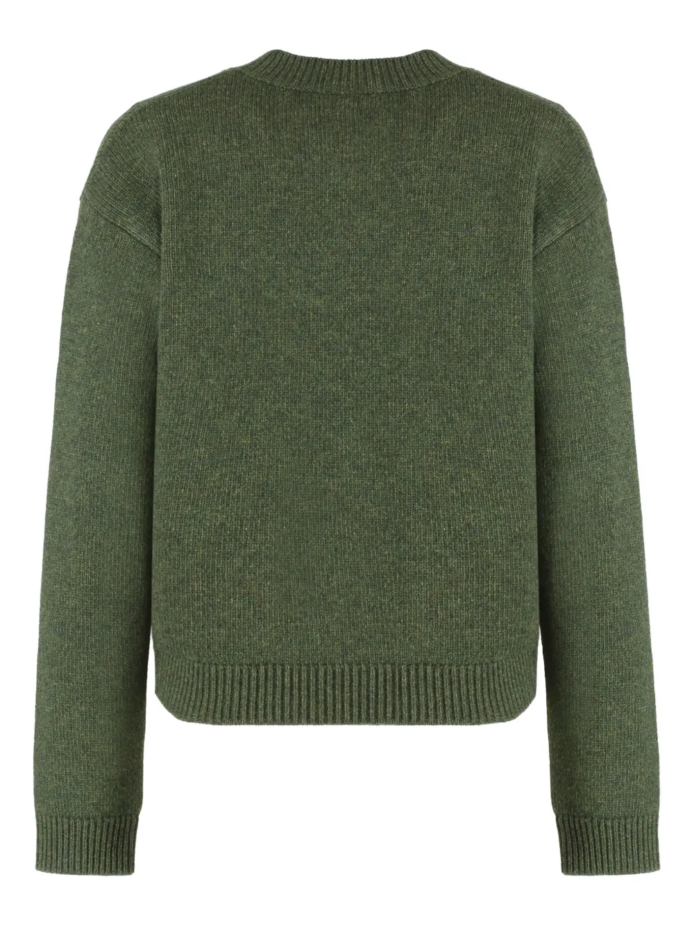 Gucci Sweater With Crew Neck In Wool In Green