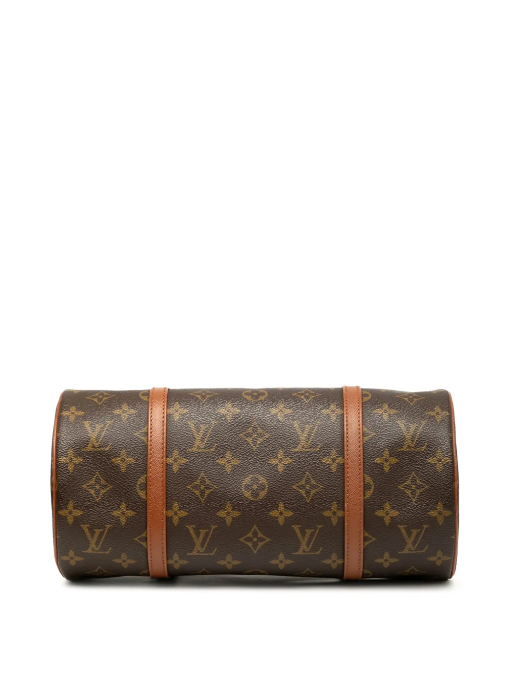Pre-owned Louis Vuitton 1997 Monogram Papillon 30 Handbag In Brown