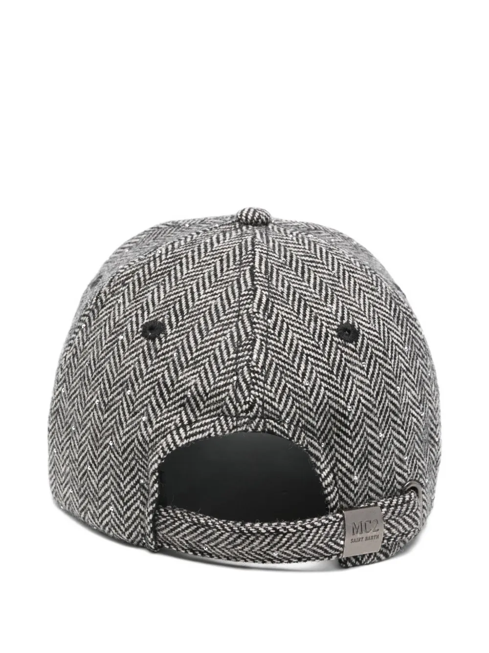 Mc2 Saint Barth Logo-embroidered Baseball Cap In Gray