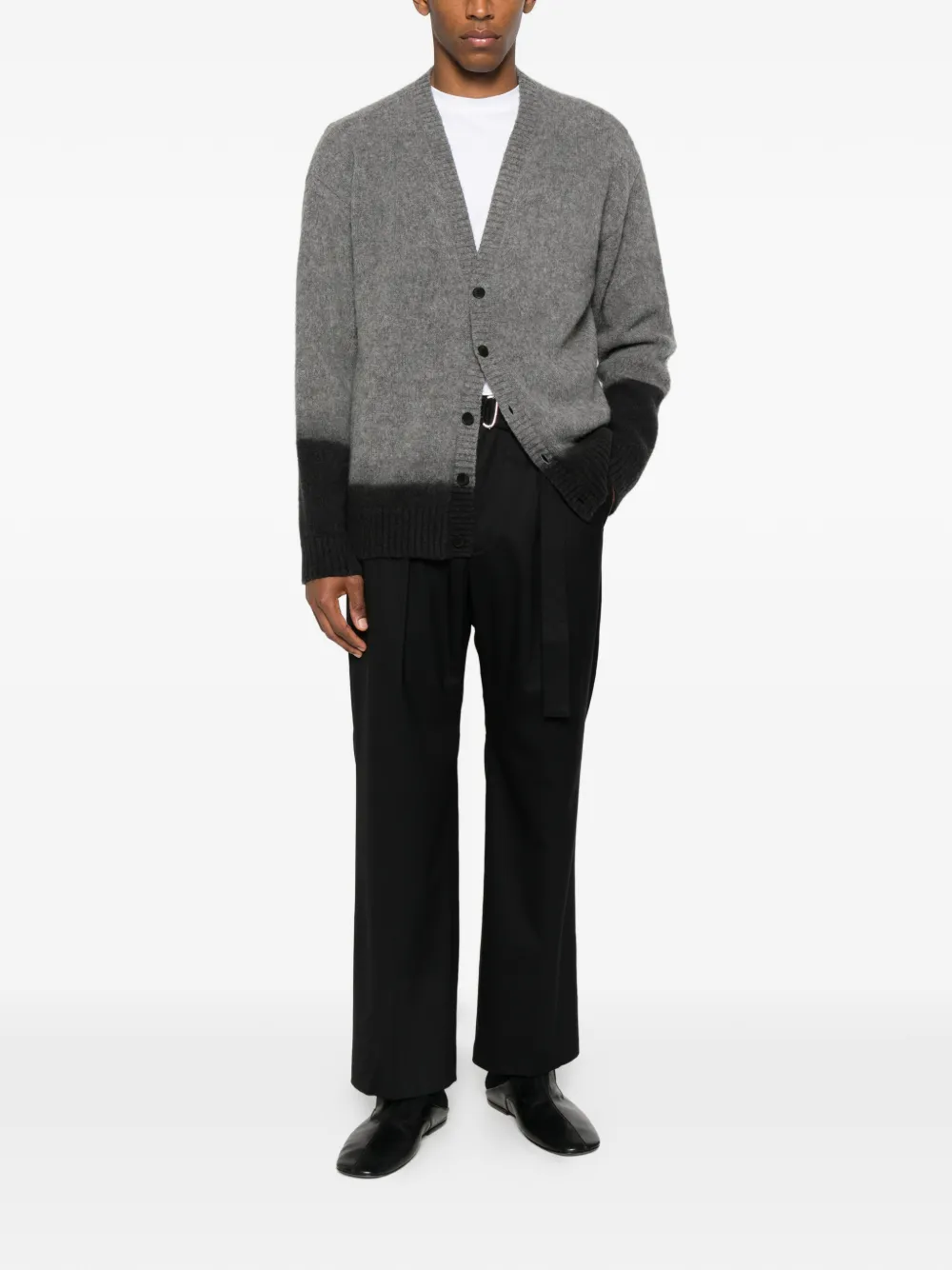 Attachment crew-neck T-shirt - Wit