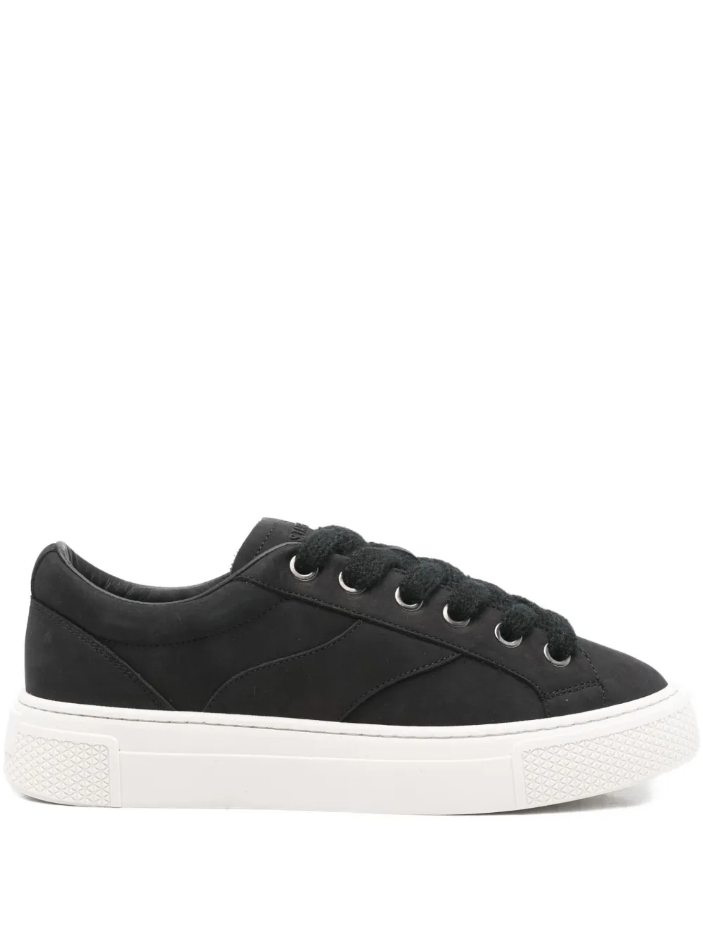 STATE OF ORDER suede lace-up sneakers | Black | Image 1