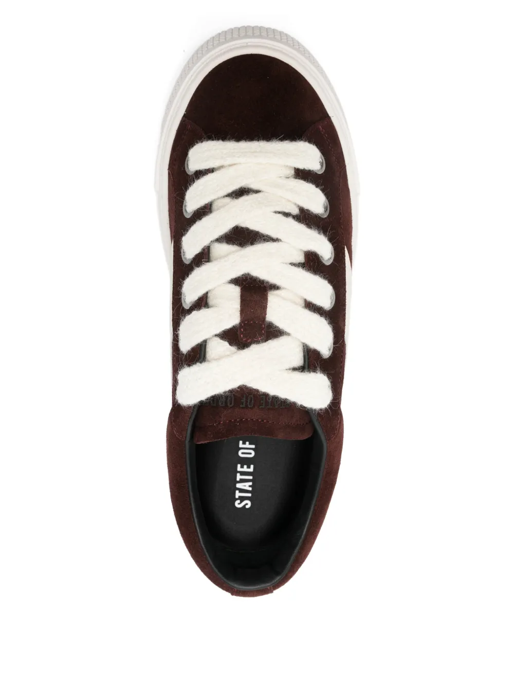 State Of Order Panel-detail Sneakers In Burgundy