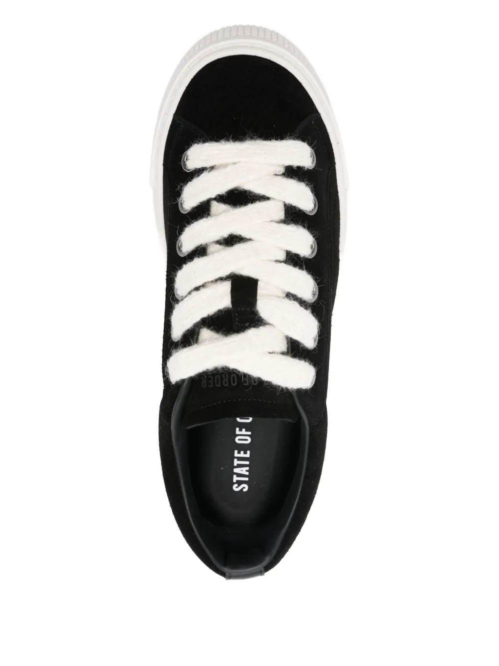 STATE OF ORDER 40 mm Piper sneakers Zwart