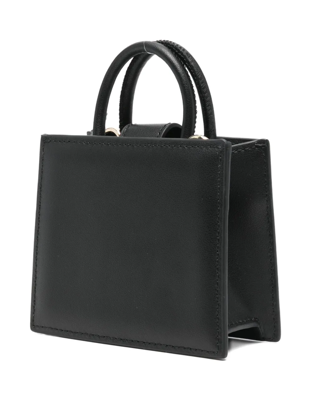 Mc2 Saint Barth Micro Shop Bag Tote Bag In Black