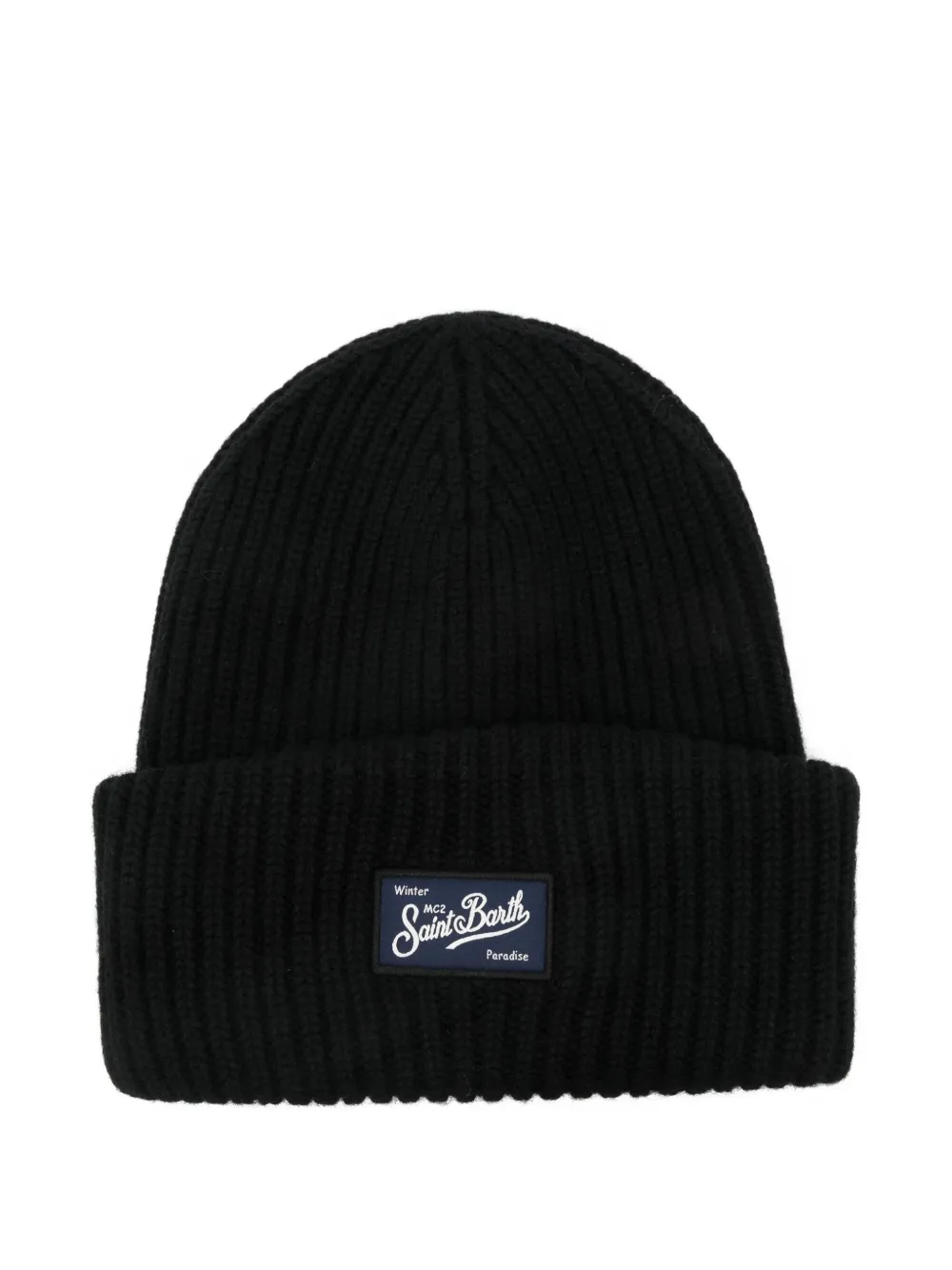 MC2 Saint Barth Beanie mit Logo-Patch | Schwarz | Image 1