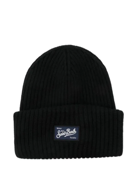 MC2 Saint Barth logo-patch beanie hat