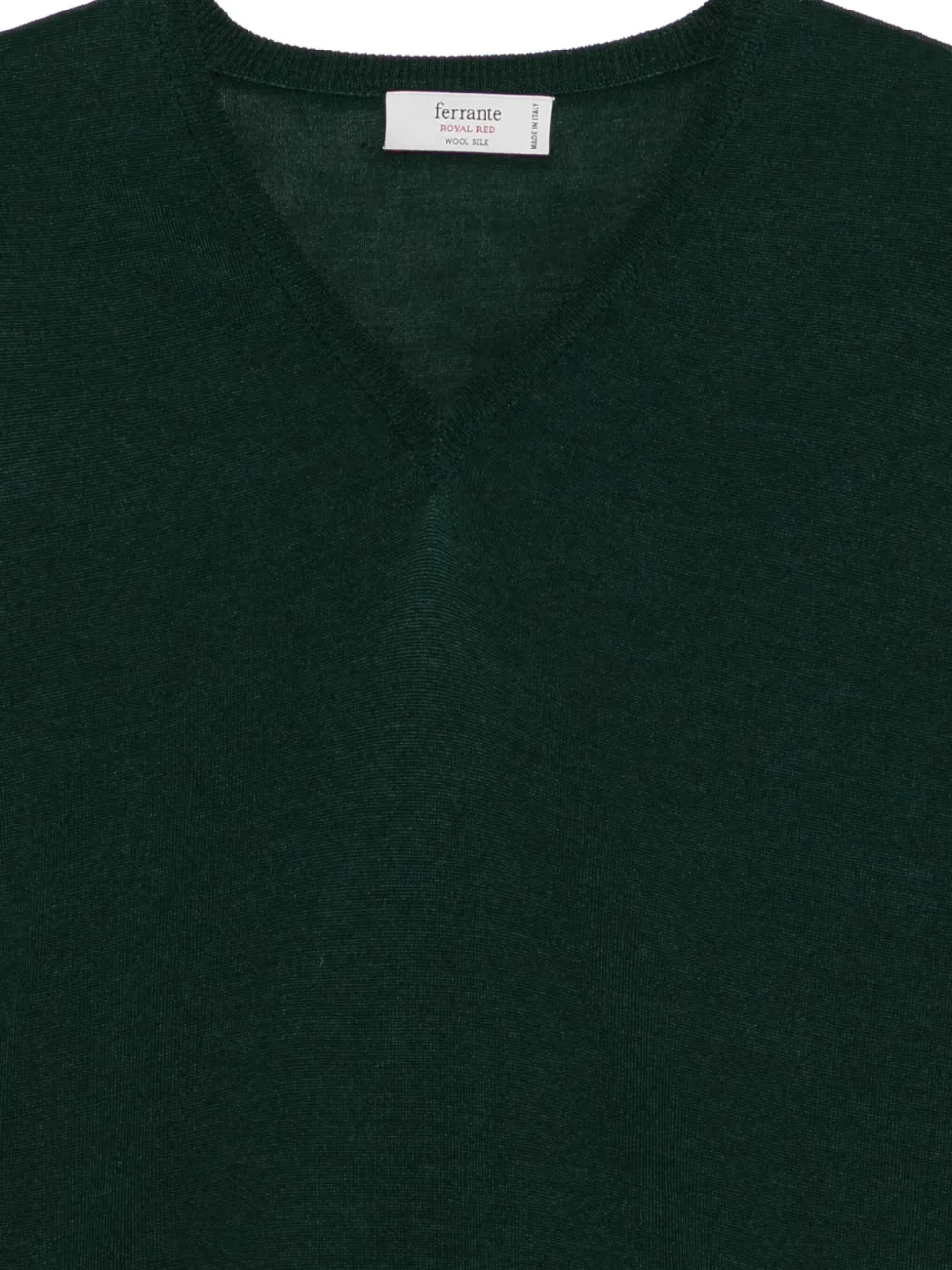  Ferrante V-neck Sweater - Green 