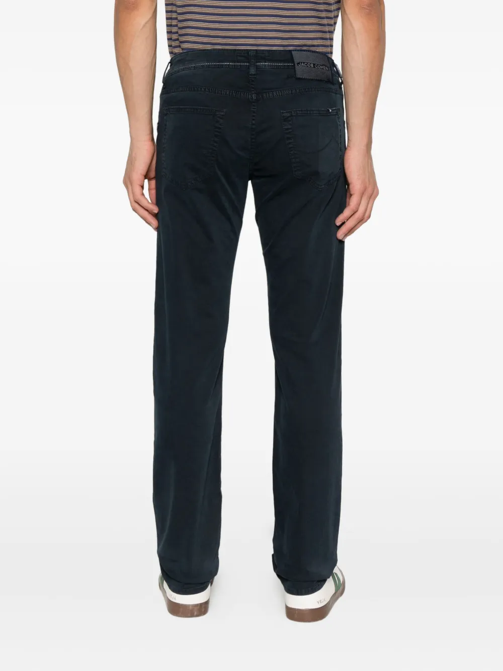 Jacob Cohën Jeans met studs Blauw