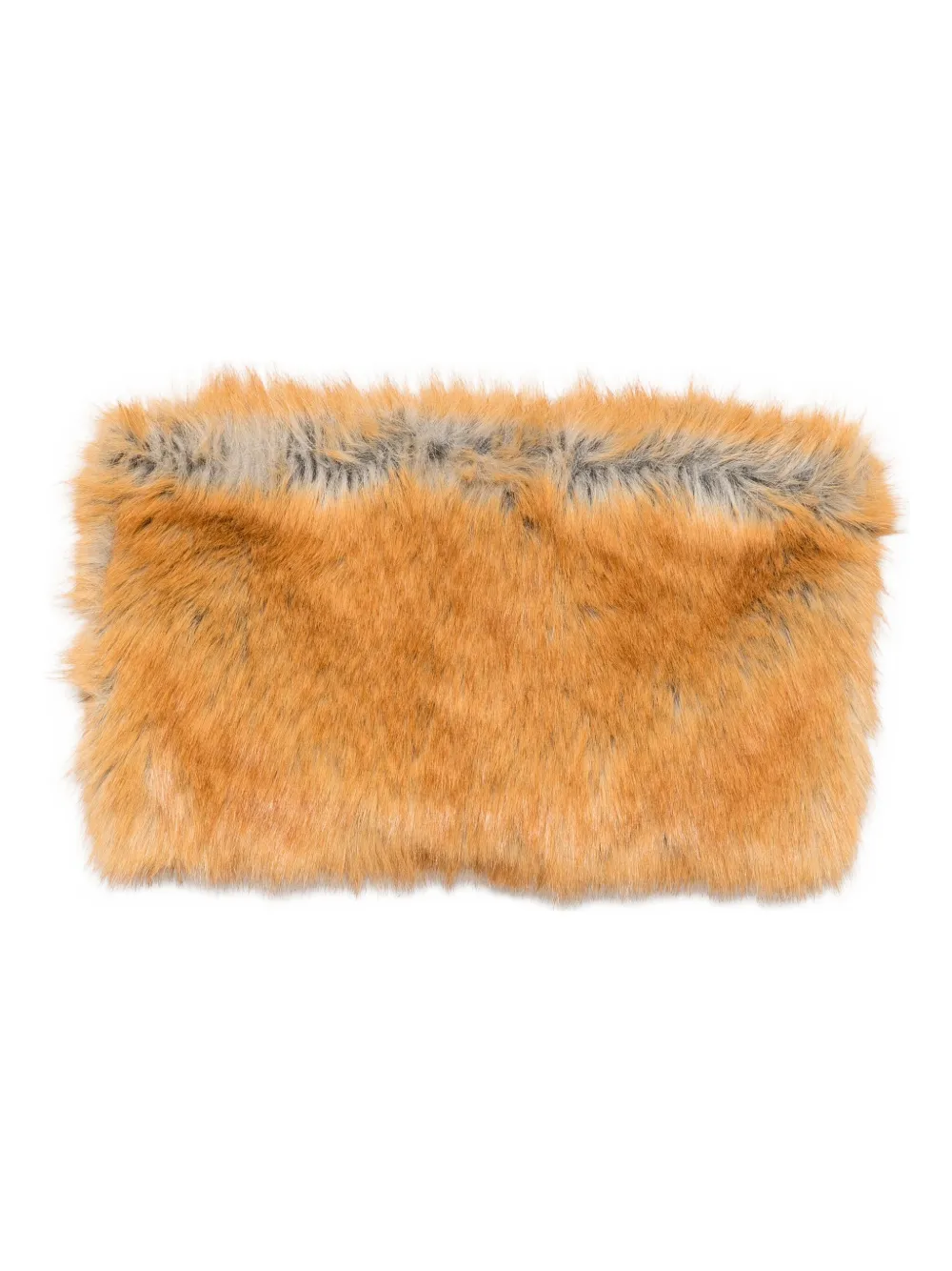 The Frankie Shop Ginevra Faux-fur Scarf In Brown