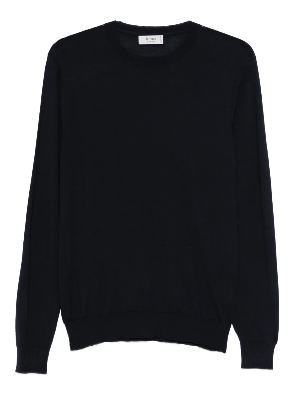 Ferrante Trui met ronde hals | Blauw | Image 1