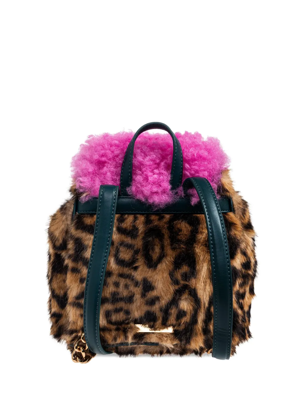 Kurt Geiger London small Hoxton animal-print backpack - Marrone