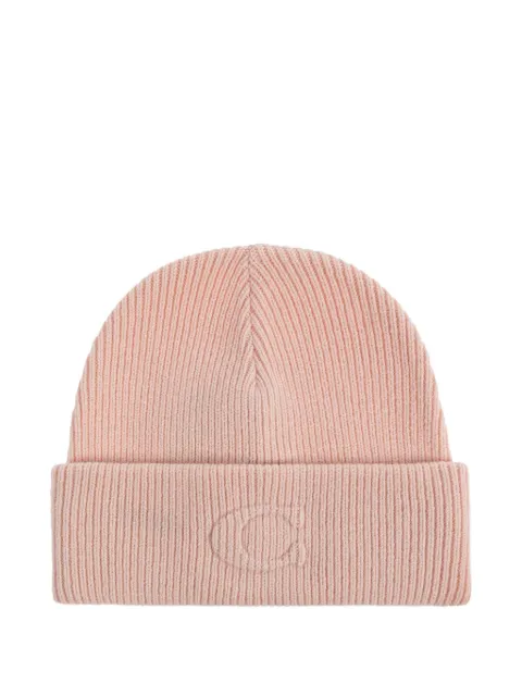 Coach embossed-logo beanie hat