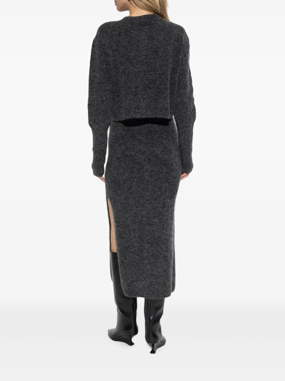 Gestuz Zalpha 2-in-1 midi-jurk Grijs