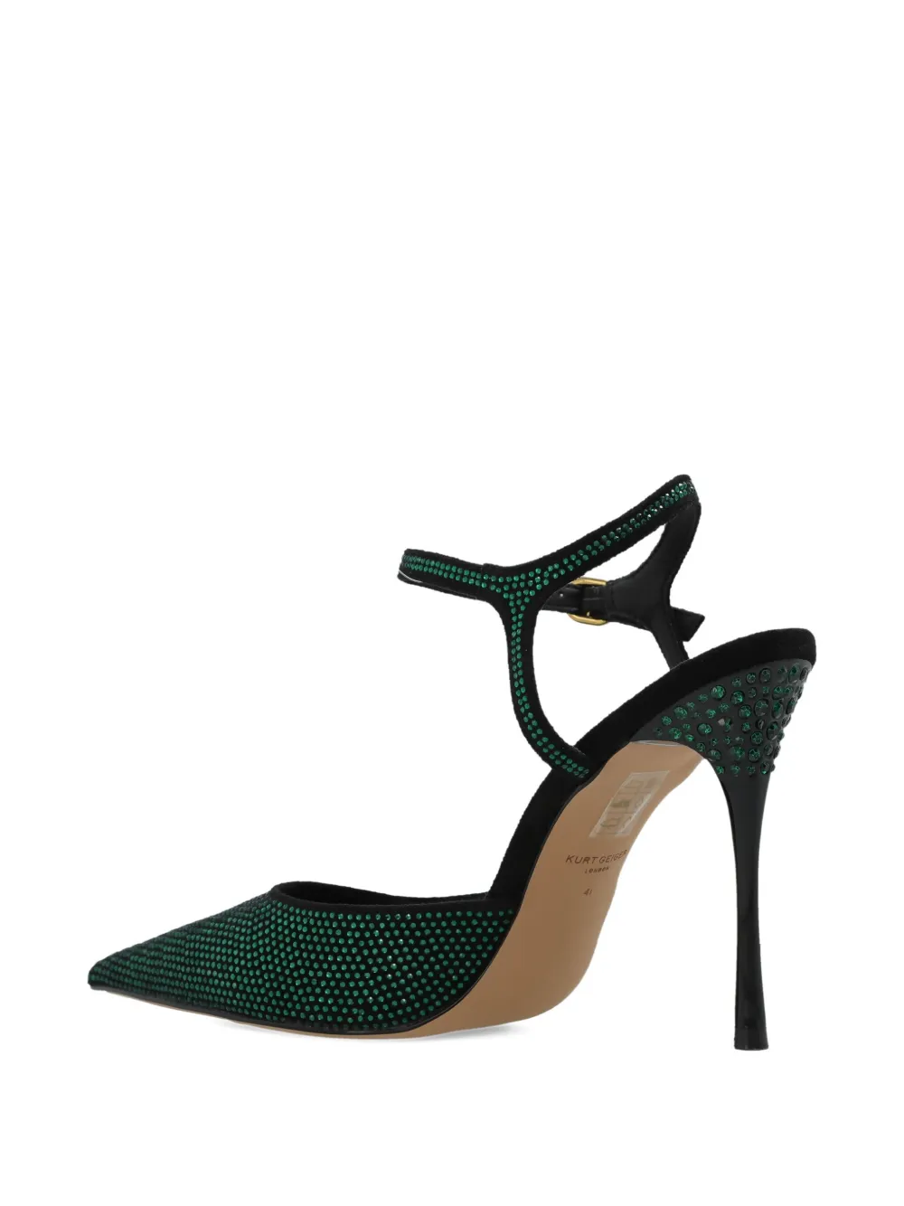 Kurt Geiger 105mm Eagle Point Ankle Strap Pumps In Multi