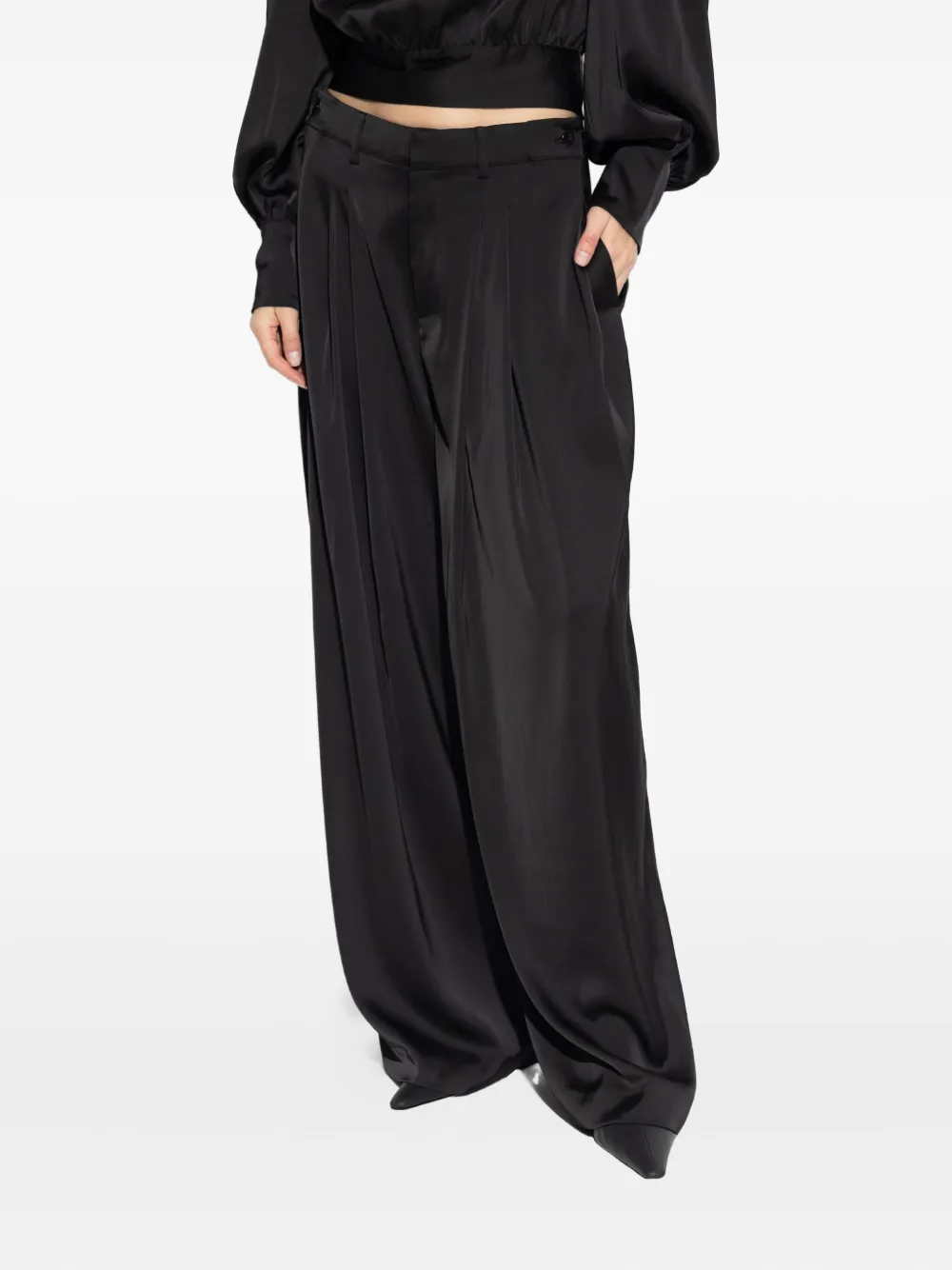 Gestuz Gzrue broek met plooien Zwart