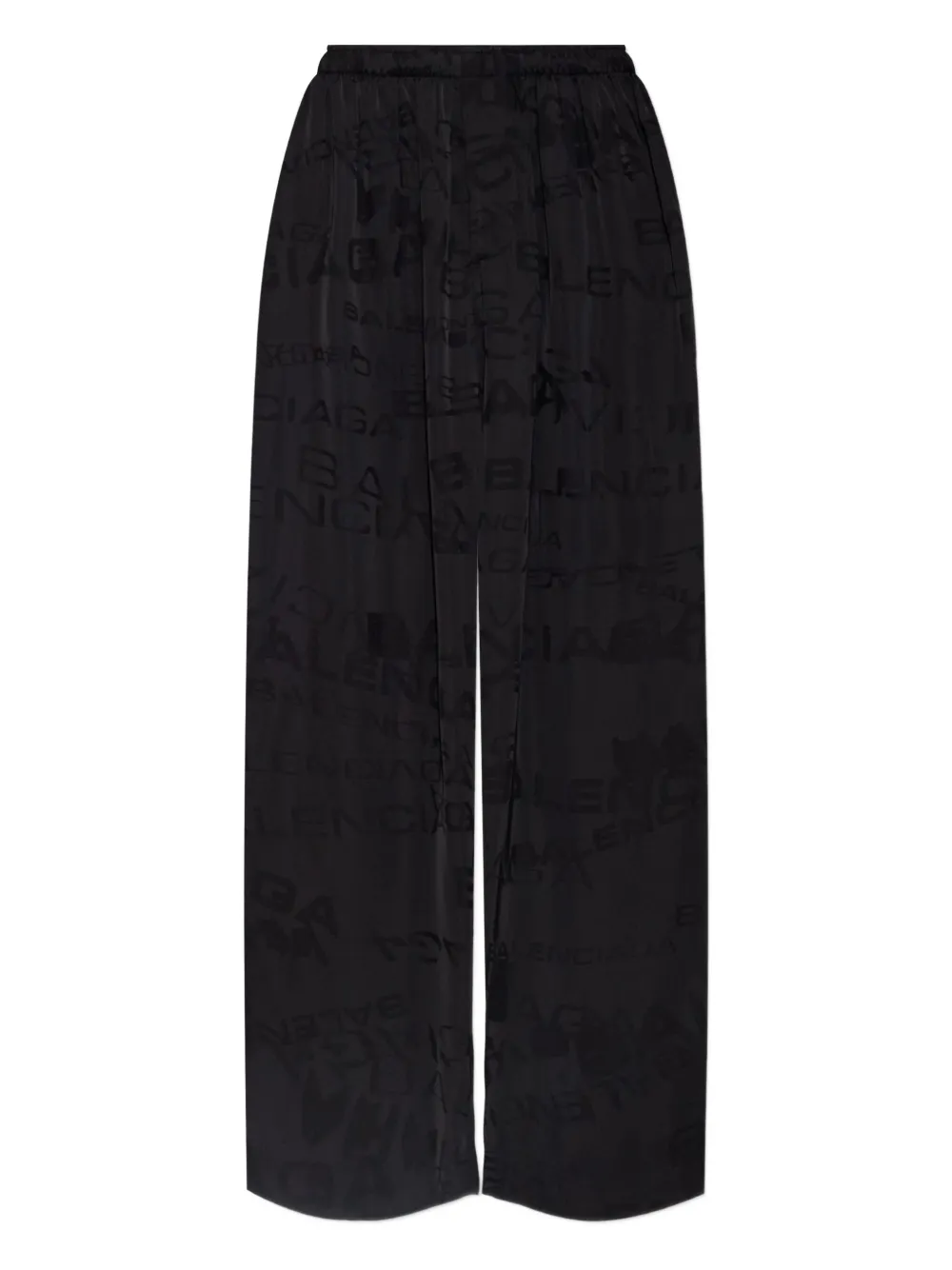Balenciaga logo flared trousers - Black