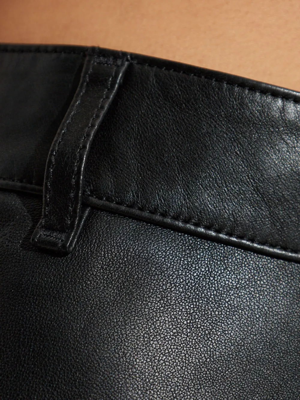 Balenciaga Leren rok Zwart
