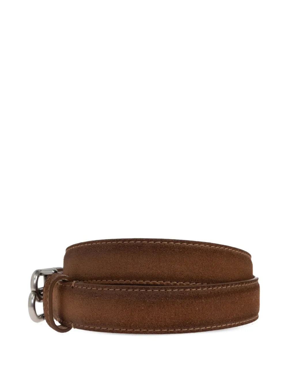 Balenciaga Leren riem Bruin