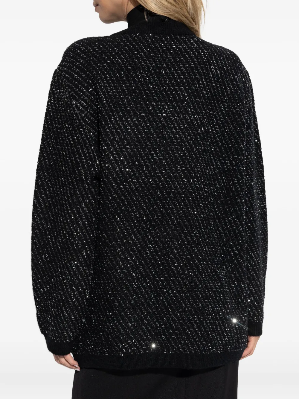 Gestuz Button Pocket Cardigan In Black