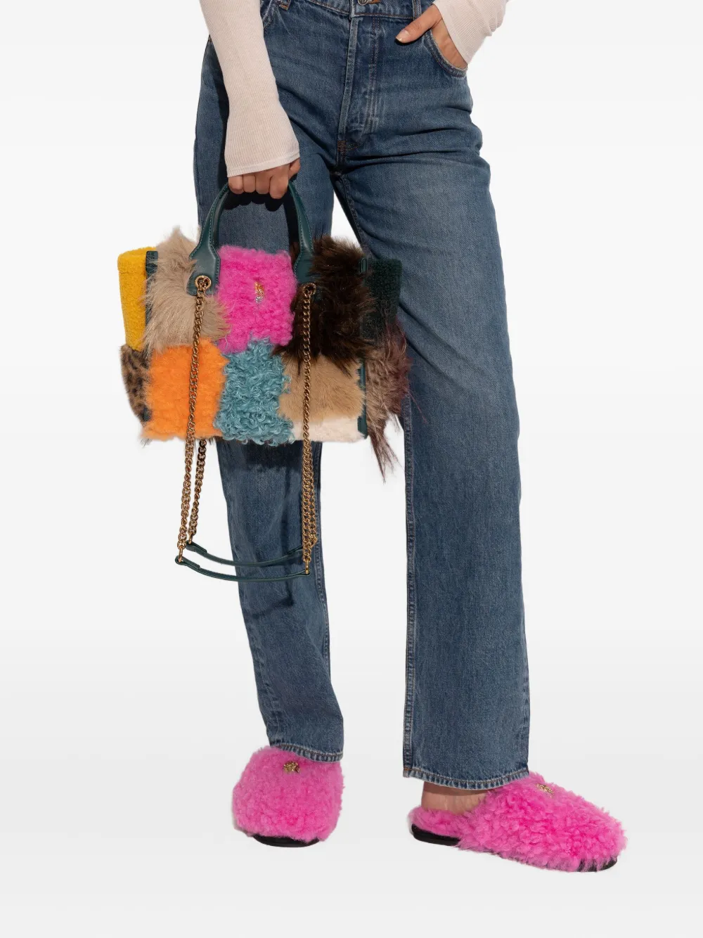 Kurt Geiger London small Hoxton tote bag - Bruin