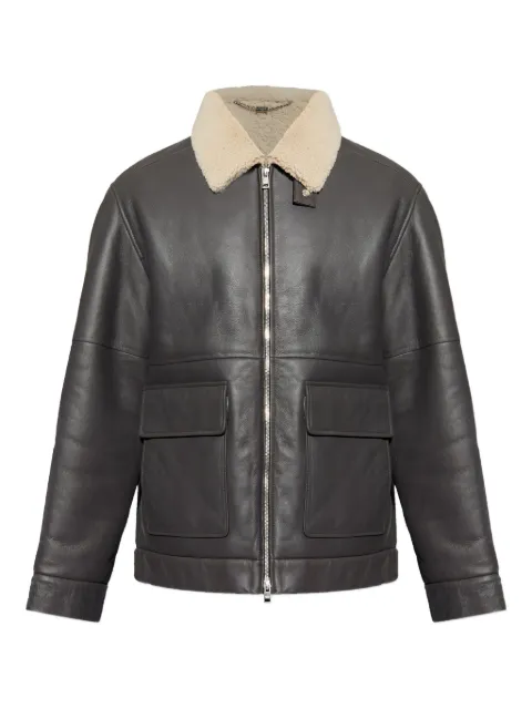 Maison Kitsuné shearling-collar jacket