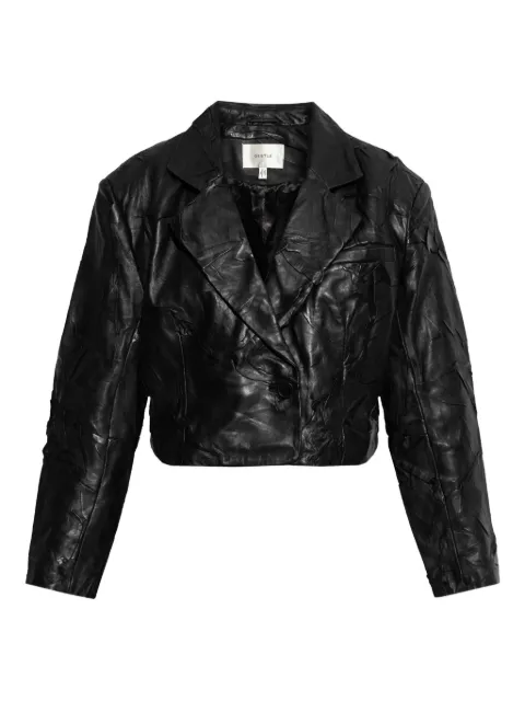 Gestuz chamarra de piel