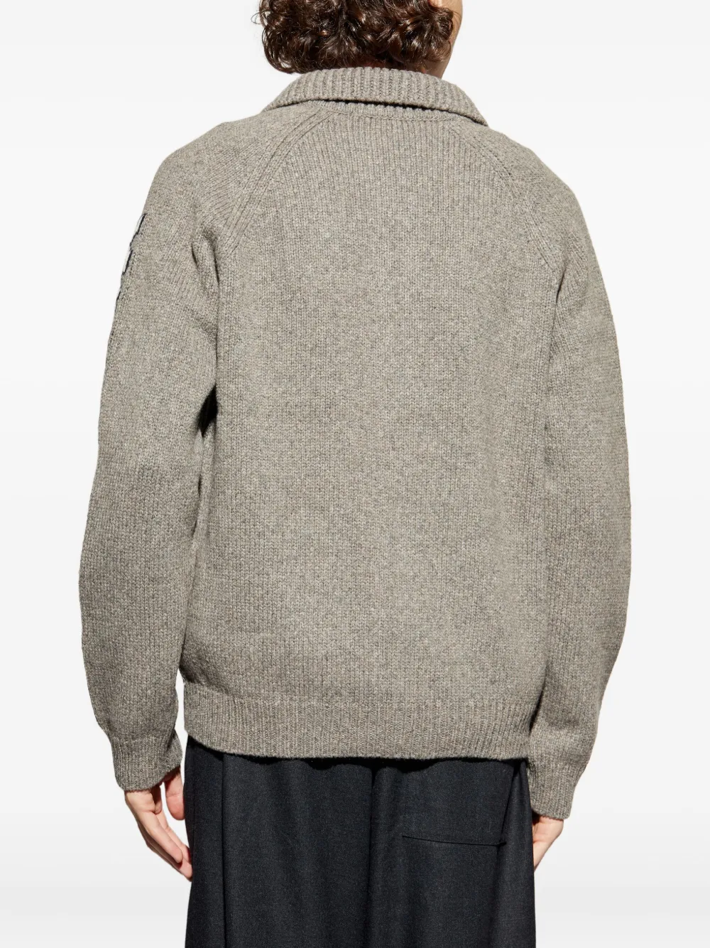 Maison Kitsuné Vest met rits Grijs