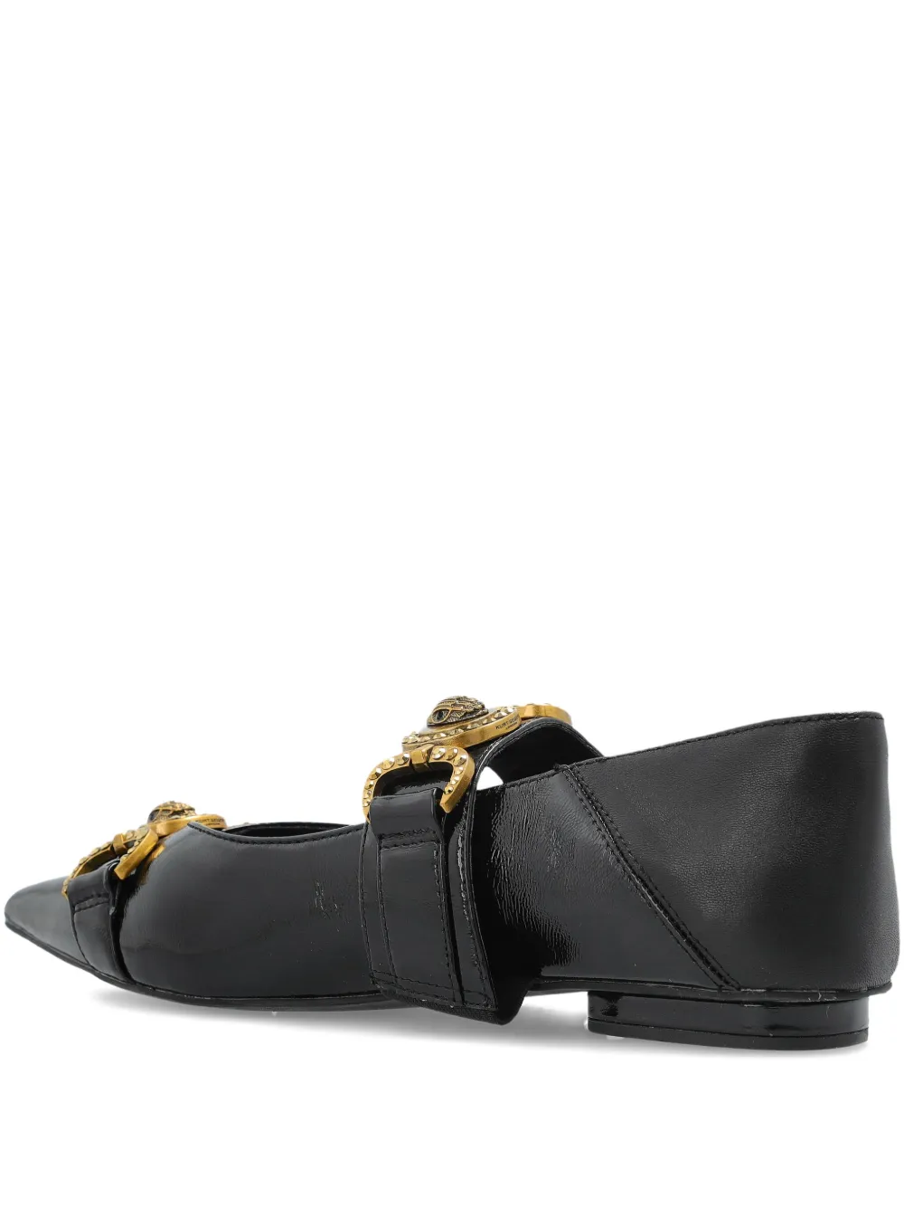 Kurt Geiger London Mansion leather ballet flats Zwart