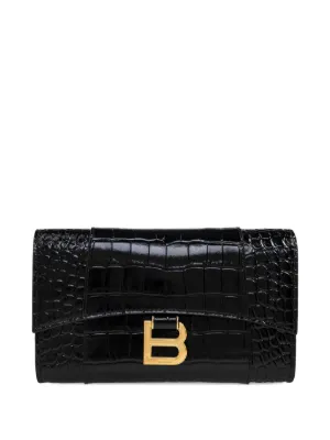 Balenciaga Le City Zip Detail Wallet | Black | FARFETCH