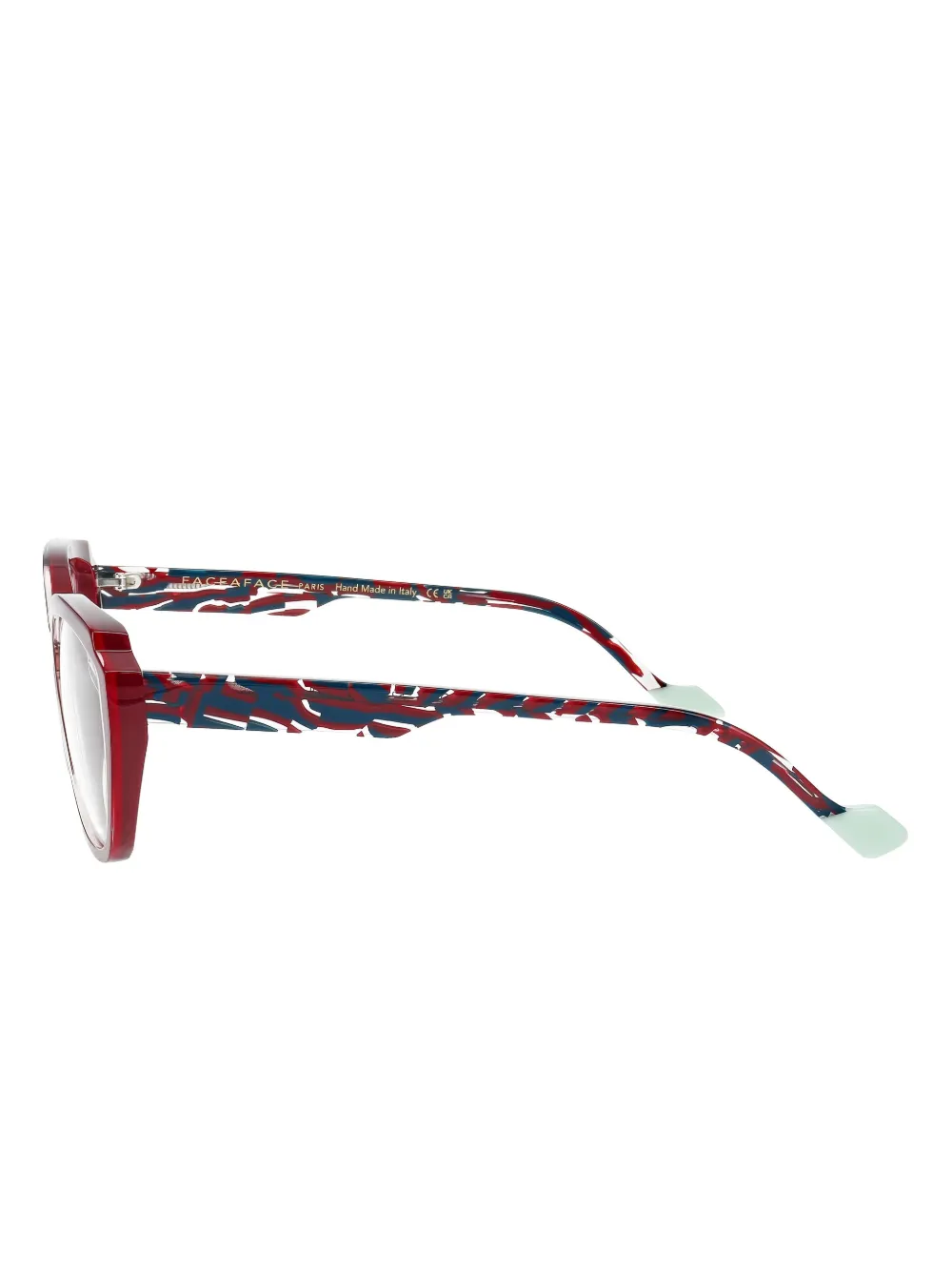 Face À Face Geometric-frame Nooks1 Glasses In Red