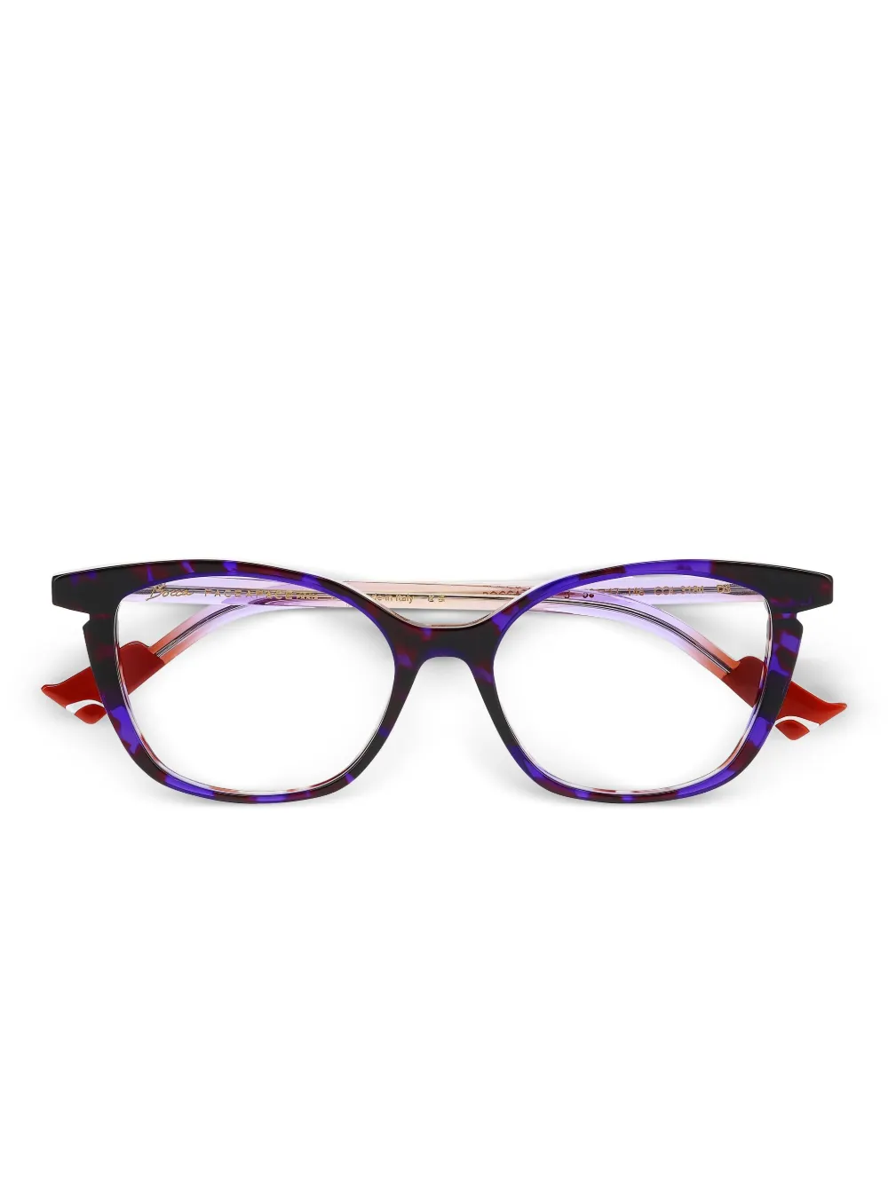 Face À Face rectangle-frame glasses | Purple | Image 1