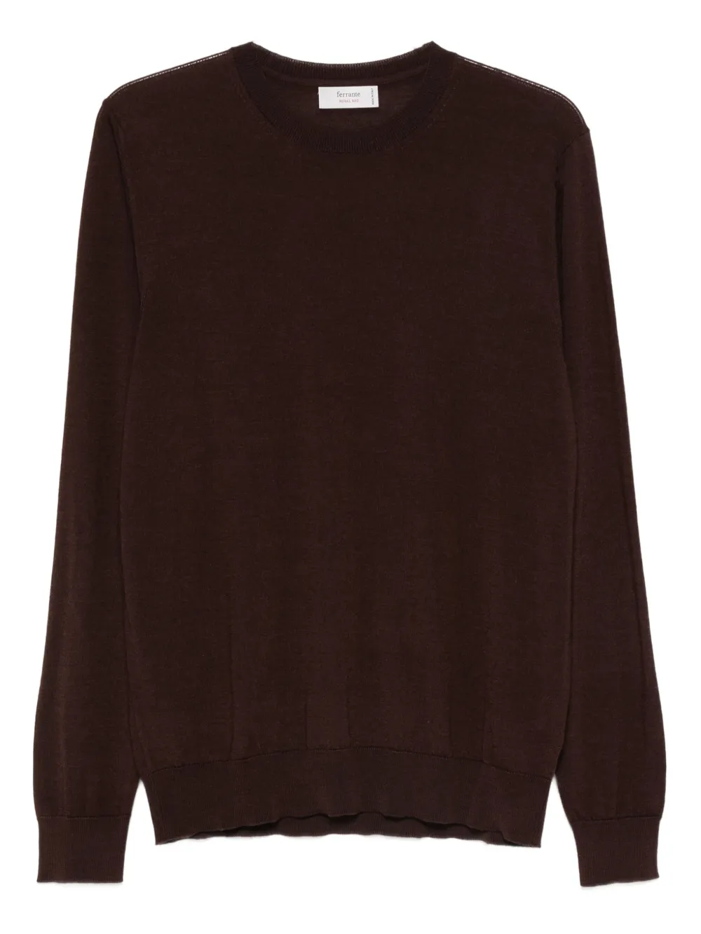 Ferrante Trui met ronde hals | Bruin | Image 1