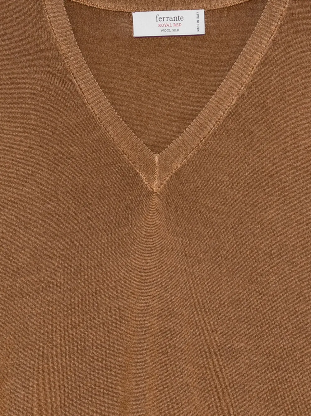  Ferrante V Neck Sweater - Brown 