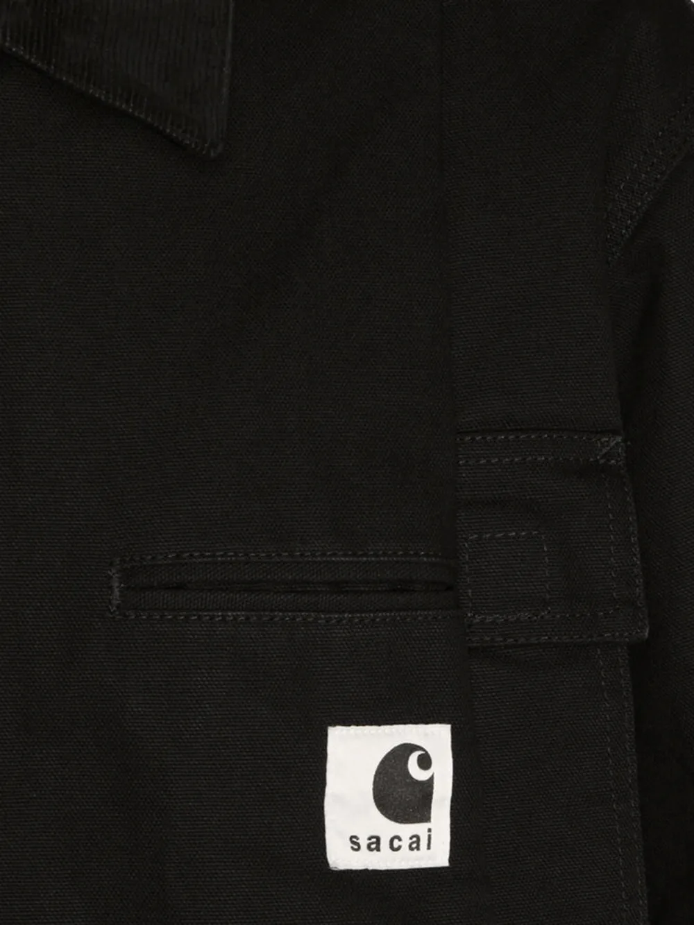 Carhartt WIP Jack met logopatch Zwart
