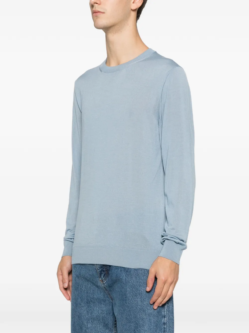  Ferrante Jersey Con Cuello Redondo - Azul 