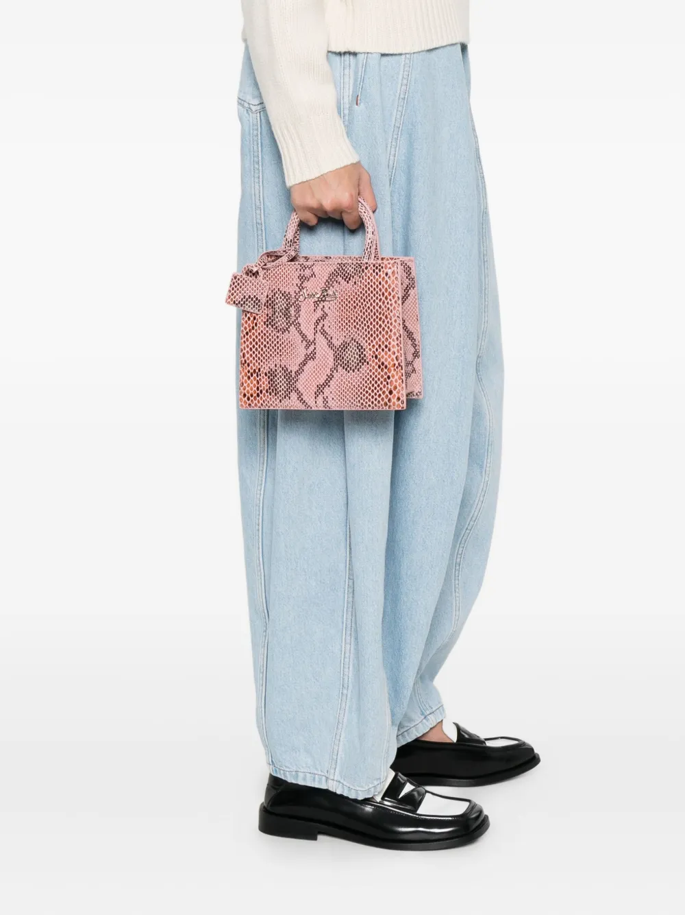 MC2 Saint Barth snakeskin top handle tote bag | Image 2