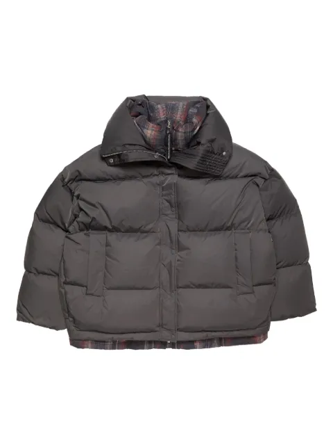 Acne Studios zip plaid jacket