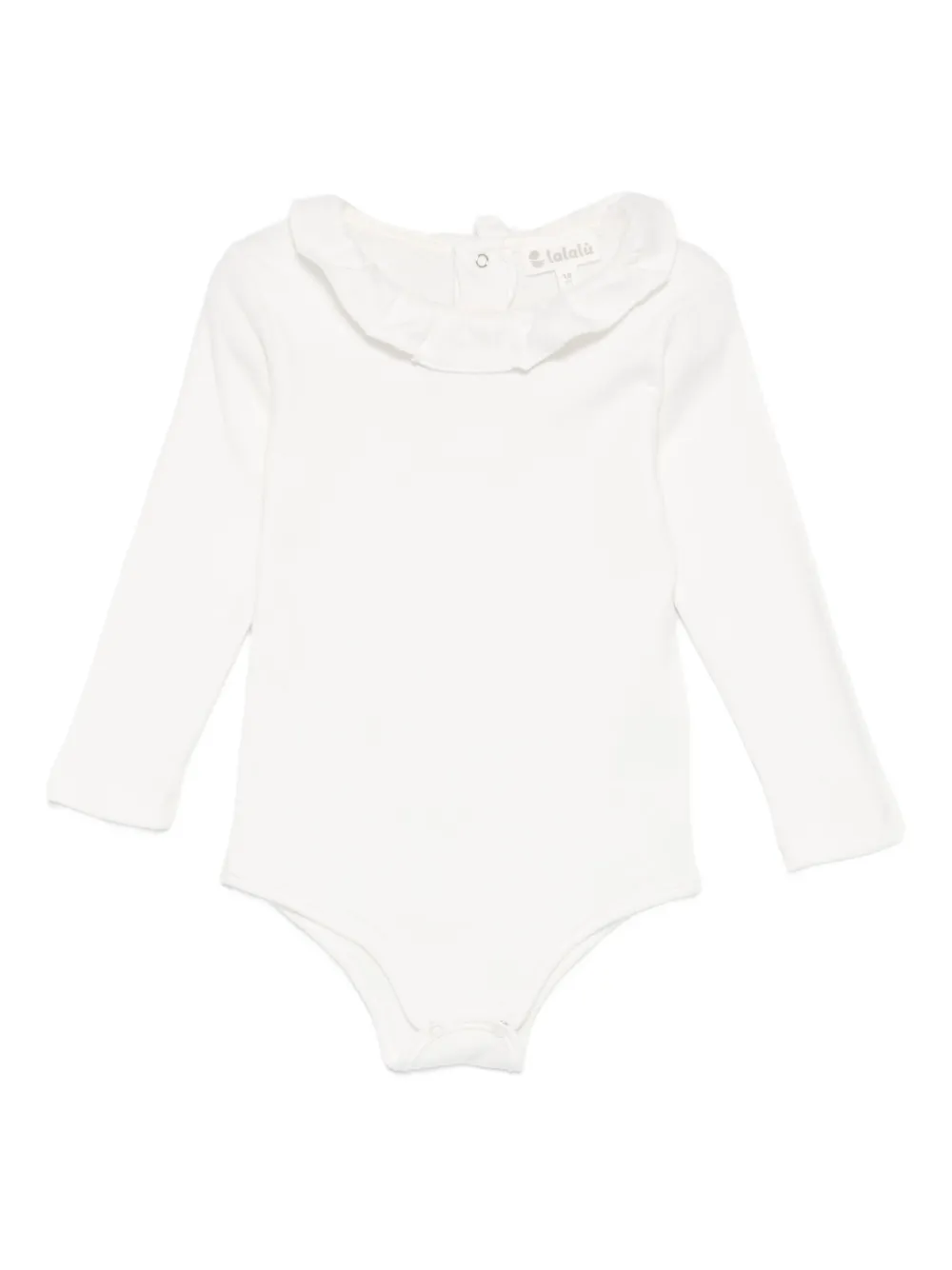 LALALU Ribfluwelen jurkset met ruches Roze